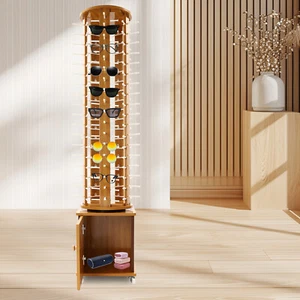 5-Sided Sunglasses Rack Display Freestanding Sunglasses Display Rack Storage - Picture 1 of 20