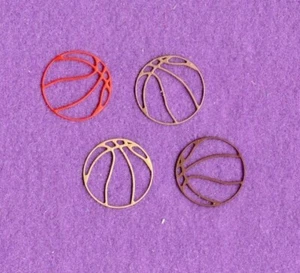 SPORTS BASKETBALL die cuts school cards scrapbook - Picture 1 of 1