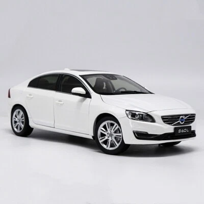 1/18 Scale Volvo S60 S60L T5 White Diecast Car Model Toy Collection - Image 1 of 4
