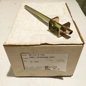 B-LINE SB-117-A YZN KABELHALTEBRIEFKASTEN 25 STÜCK *NEU IM KARTON* - Bild 1 von 6