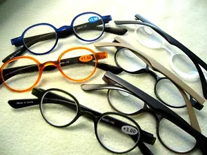 John Lennon Reading Glasses 1.25 - 4.00 Super Thin & Lightweight Flexible R268 - Picture 1 of 25