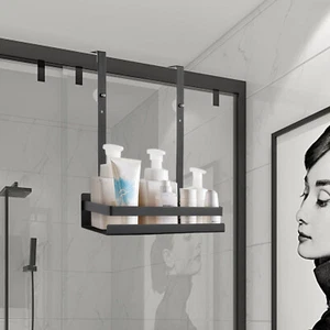 Estante de ducha de baño para colgar sin taladrar estante de ducha almacenamiento DHL - Imagen 1 de 18