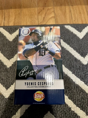 Detroit Tigers Yoenis Cespedes SGA bobblehead NIB 07/01/2015 Mets Cuba Cover
