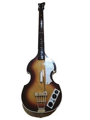 Beatles Rockband Hofner Wireless Paul McCartney Bass Guitar For Xbox w/o Dongle - Image 1 of 4