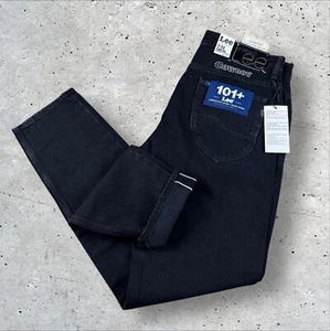 LEE 101 + Selvedge Denim Jeans Sz 33x33 731 Straight Cowboy Hide Patch Western - Picture 1 of 9