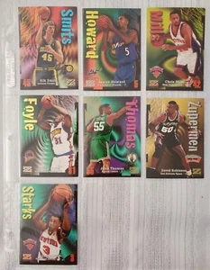 7 card set 1997-98 Skybox Z Force Zupermen ROOKIE Basketball NBA Pre-owned - Picture 1 of 2
