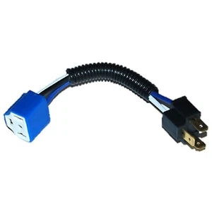 Ceramic H4 Hi Watt Heat Headlight Headlamp Light Bulb Wiring Harness Socket Plug - Picture 1 of 2