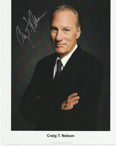 LEGENDARY ACTOR CRAIG T NELSON SIGNED COLOR 8X10 PHOTO Cover