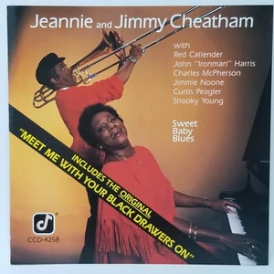 Jeannie Jimmy Cheatham Sweet Baby Blues CD & Case Near Mint + Free Outer Sleeve - Picture 1 of 2