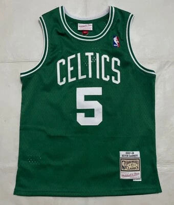CAMISETA MEDIANA JUVENIL MITCHELL AND NESS SWINGMAN BOSTON CELTICS KEVIN GARNETT #5 Foto 1 de 4
