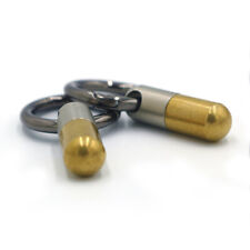 Mini Capsule Pocket Knife Brass Sharp Keychain Pendant Cleaver Blade Cutter Tool