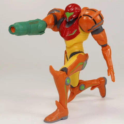 World of Nintendo Metroid COMPLETE SAMUS ARAN 4" Action Figure 2014 SERIES 1-2 Cover