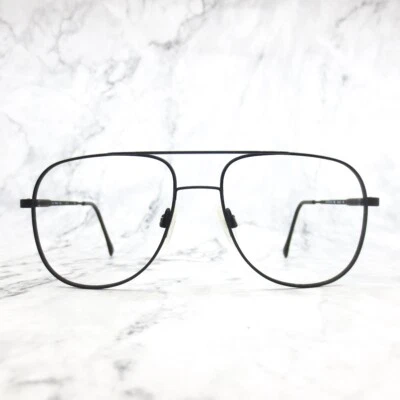 Monturas para gafas Luxottica Neil negras cuadradas borde completo 58-17-145 Foto 1 de 4