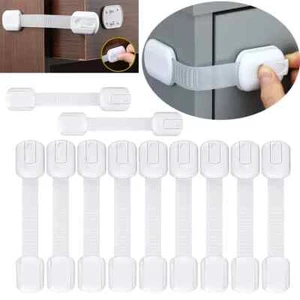 Baby Safety Lock Child Proof For Door Fridge Cabinet Cupboard Drawer Pet LOCKS - Picture 1 of 8