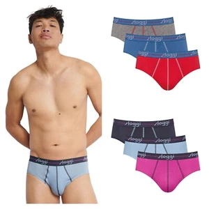Paquete de 3 calzoncillos Sloggi Start Midi para hombre 10207040 precio de venta sugerido por el fabricante £42.00 - Imagen 1 de 24