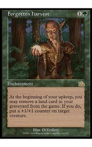 1x Forgotten Harvest Prophecy MtG Magic Green Rare 1 x1 Card Cards MP - Picture 1 of 1