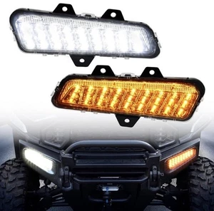 NEW LED Front Bumper Brush Lights For Polaris Ranger 1500 XD 2024-25 2889767 - Picture 1 of 9