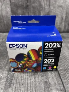 COMBO CARTUCHOS DE TINTA EPSON 202XL GENUINOS NUEVOS Caja Sellada EXP 7/2027 - Imagen 1 de 4