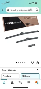 Trico Diamond 25-2616 Wiper Blades - Bild 1 von 1