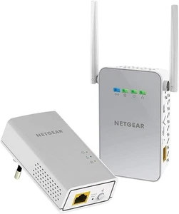 Netgear PLW1000 PowerLINE Set (1x Adapter AC-WLAN Access Point und 1x Adapter GB - Bild 1 von 6