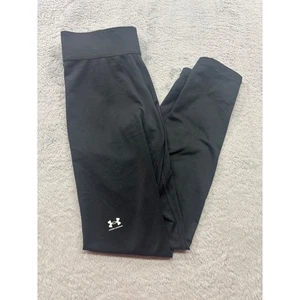 Under Armour Womens M Black UA CG Authentics Compression Leggings Yoga Workout - Picture 1 of 5
