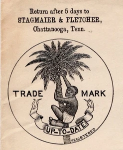 1897 Chattanooga TN Stagmaier & Fletcher Advertising Cover to Spokane WA - Picture 1 of 3