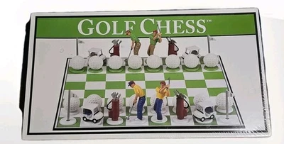 Golf Chess Board Game Set 2001 Big League Promotions - Family Fun Pieces - Image 1 of 3