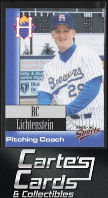 R.C. Lichtenstein 1998 Multi-Ad Helena Brewers #2 Helena Brewers Pitching Coach - Image 1 of 2