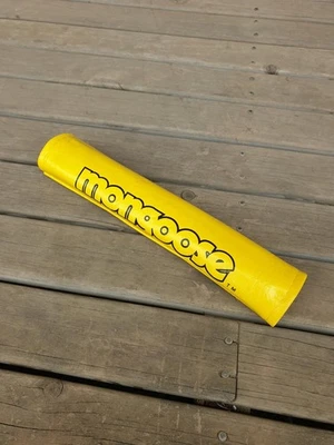 NOS - Mongoose - FRAME pad Yellow 12" - old school bmx - Image 1 of 2
