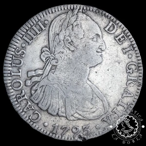 1793 - 8 REALES - Carlos IV - México FM - MBC - Picture 1 of 2