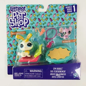 Littlest Pet Shop Series 1 Gym Buddies Bunny Tiny Mowseman Ages 4 +LPS Toy Gift - Picture 1 of 5