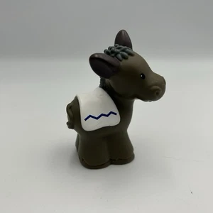 2001 Little People Manger Scene Christmas Nativity Donkey Replacement Figure Toy - Picture 1 of 5