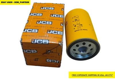 JCB Genuine Engine Oil Filter 320/C4114 – Fit Backhoe, Telehandler, Wheel Loader - Image 1 of 4