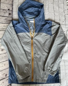Columbia Boys Hooded Full Zip Windbreaker Jacket - Size Large 14/16 Rain Gear - Picture 1 of 6
