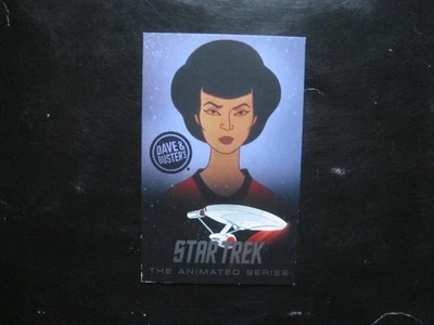 Tarjeta TAS NYOTA UHURA Nichelle Nichols Dave & Busters Star Trek Foto 1 de 2