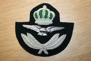 INSIGNIA DE OFICIAL DE LA FUERZA AÉREA JORDANIA REAL JORDANIA ALAMBRE DE LINGOTES - Imagen 1 de 1