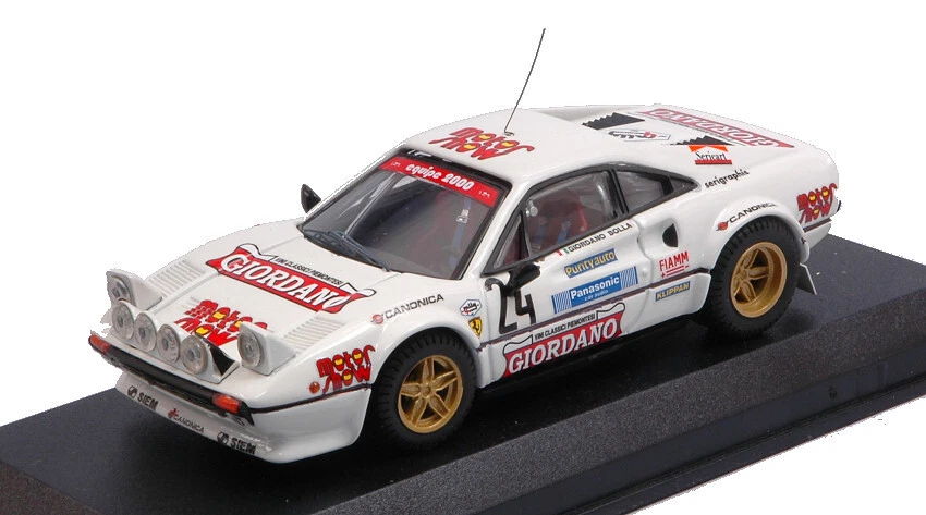 Best Model FERRARI 308 GTB N.24 5th RALLY 4 REGIONI 1983 GIORDANO-BOLLA 1:43 - Immagine 1 di 1