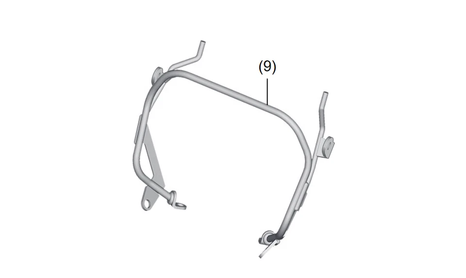 2021-2026 Genuine Honda Rebel 1100 Headlight Cowl Stay 08R78-MLA-A00 — 第 1/1 张图片