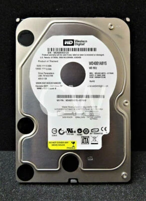 WD4001ABYS Western Digital RE2 400GB 7200RPM 3Gbps 3.5" SATA HDD Hard Drive - Image 1 of 2