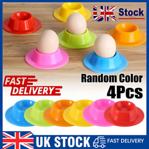 Silicone Egg Holder Cups Set for Kitchen Boiled Eggs - 4 PiecHB