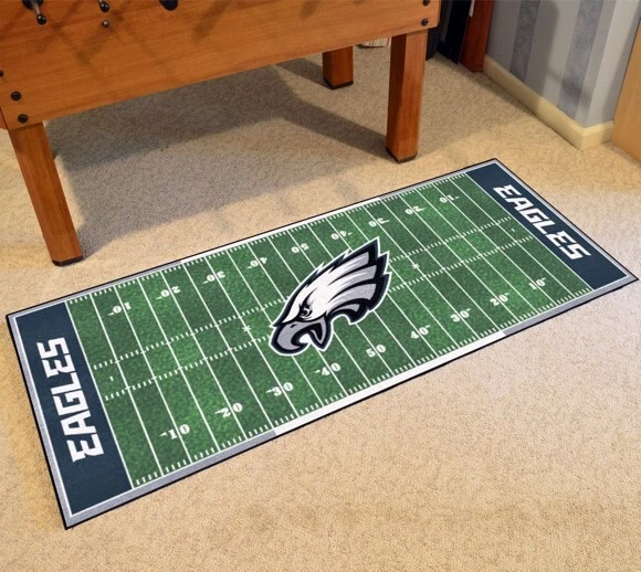 Alfombra de corredor de campo de fútbol americano Philadelphia Eagles - 72"x30" - alfombra con licencia NFL regalo Foto 1 de 4