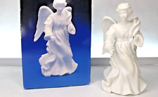 1987 Avon Nativity Collectibles THE STANDING ANGEL White Porcelain Figurine 6’’