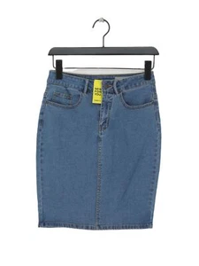 Vero Moda Women's Midi Skirt S Blue Cotton - Picture 1 of 5