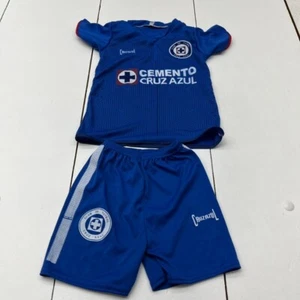 Blue 2 Piece Athletic Outfit Unisex Kids Size 6 - Picture 1 of 8