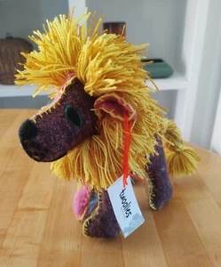 Twoolies Plush Lion Handmade Mayan Kid Baby Rare Artisan 8" - Picture 1 of 5