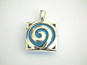 Pendentif - Turquoise - Argent - 925/1000 - NEUF * - Picture 1 of 3