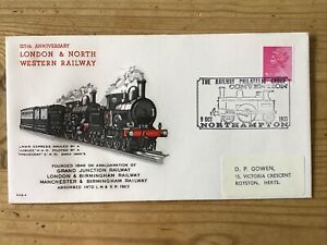 London & N.W. Railway  125th Anniv. Commem. Stamp Cover 9 Oct 1971