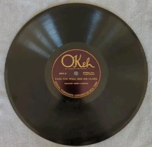 78 Fiddlin' John Carson Okeh 40038 Casey Jones / Fare You Well Old Joe Clark - Picture 1 of 9