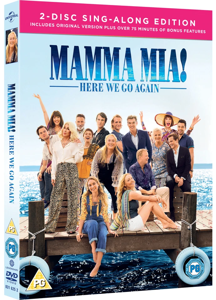 Mamma Mia! - Here We Go Again (DVD, 2018)
