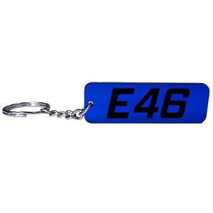 BMW E46 3er Schlüsselanhänger 316 318 320 323 325 328 330 335 M3 Tuning Blau
